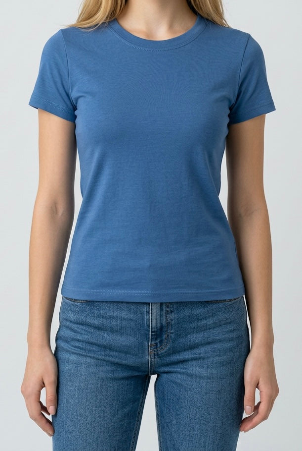 round neck cotton top