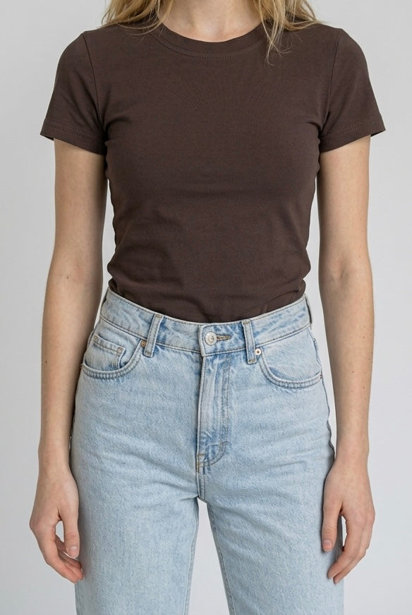round neck cotton top